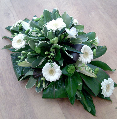 Funeral Florists in Bolton, Small double ended arrangement